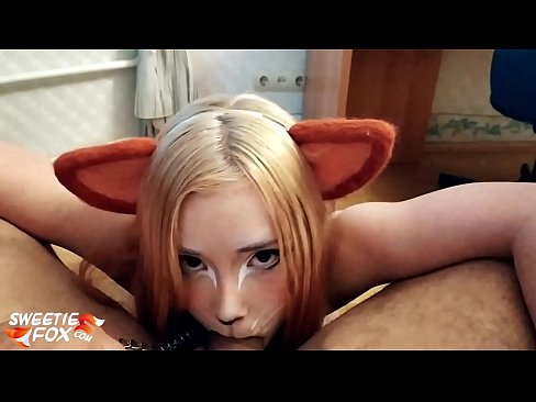 ❤️ Kitsune swallow dick agus cum ina bhéal ❤❌ Porn ardchaighdeáin linn ☑